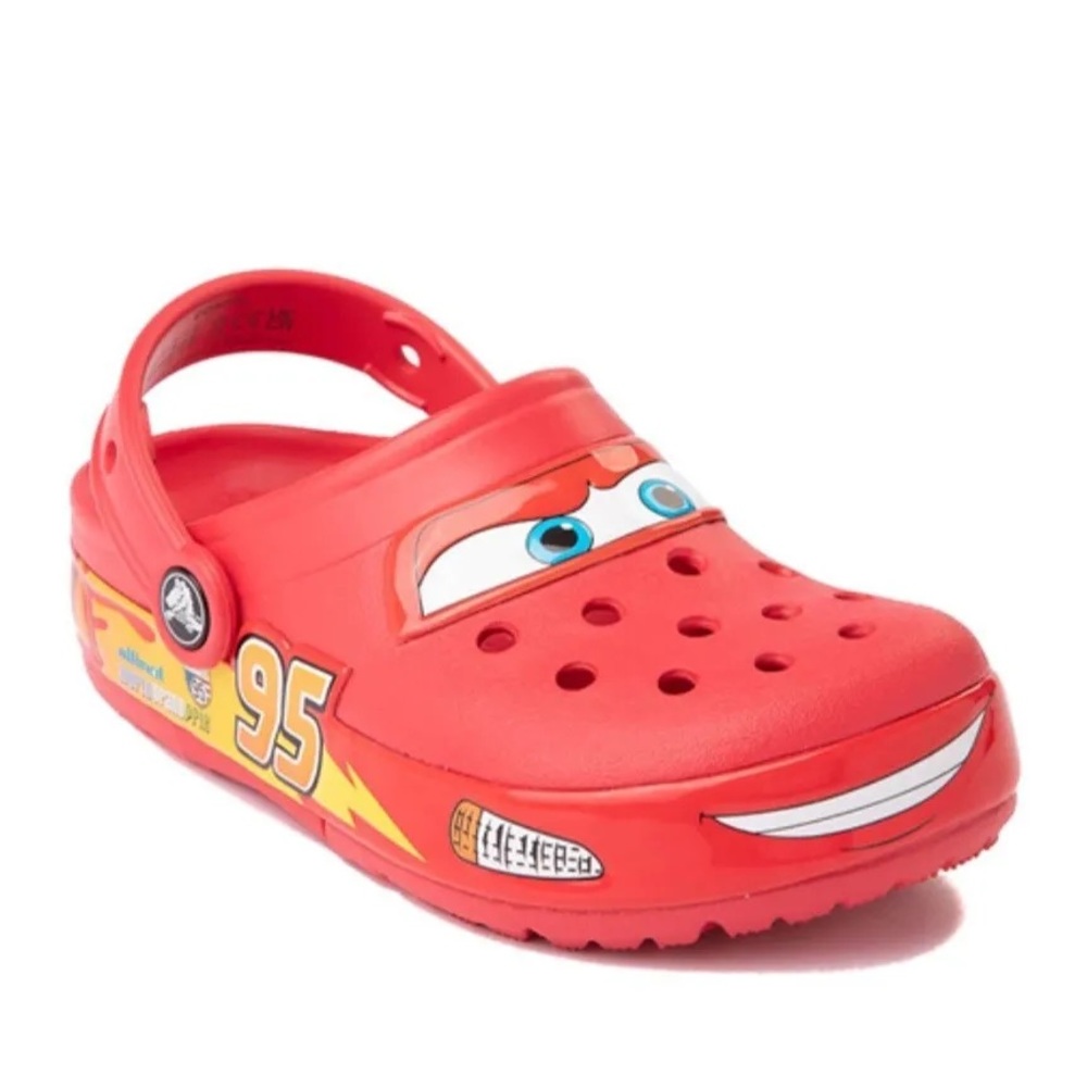 Lightning McQueen crocs NWT size 8